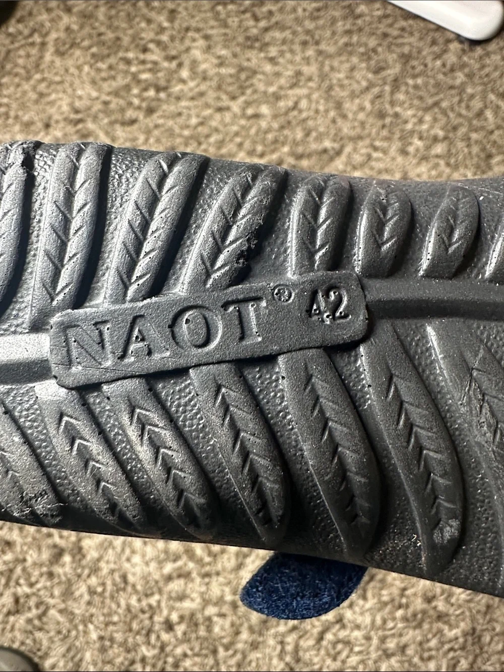 Naot Kirei Mary Jane Comfort Flat Navy Suede Shoes Women’s Size EU 42 US 11